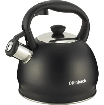 Varná konvice Kamille Čajová konvice nerez 2 l s píšťalkou 100300