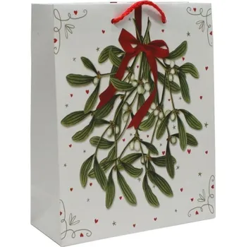 Goba Vánoční Taška L Jmelí, 3 ks