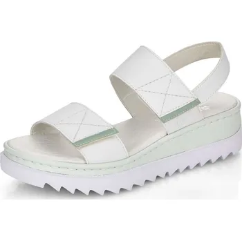 Dámské sandále Dámské sandály RIEKER V4475-80 bílá S6 38