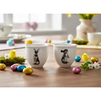 Velikonoční kalíšek na vajíčka NEO se zajíčkem 5x5 cm 2 ks 817804