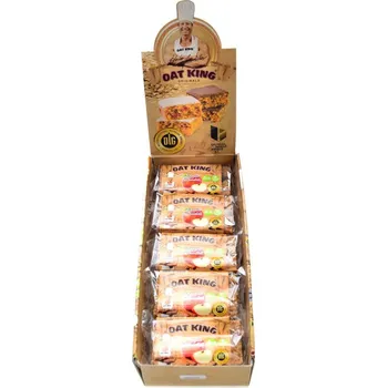 LSP nutrition Oat King Energy bar 10 x 95 g flapjack - apfelstrudel