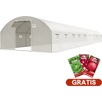 Fóliovník Cultivo Zahradní fóliovník 4x10x2m, 40m2, 2 dveře - bílá