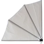 Zástěna na balkon 1,4m, skládací, PES