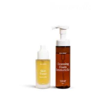 Kosmetická sada Malinna Duo Immortelle