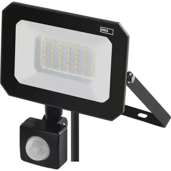Emos ZS2323 LED reflektor SIMPO s pohybovým čidlem, 20 W, černý, neutrální bílá