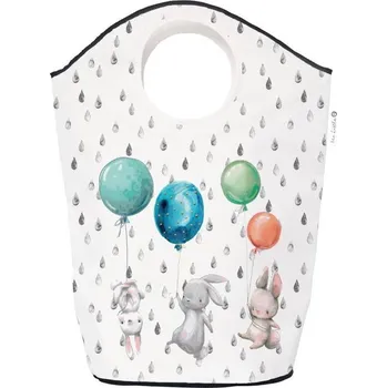 Koš na prádlo Butter Kings Koš na prádlo a hračky forest school-flying bunnies 60 l