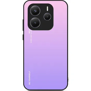 Pouzdro na mobilní telefon Kryt Xiaomi Redmi Note 14 5G pevný duhový růžový (obal neboli pouzdro na Xiaomi Redmi Note 14 5G)