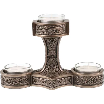 Svícen svícen (dekorace) Mjolnir Hammer of Thor