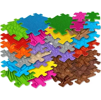 Woopie ortopedická senzomotorická podložka Royal Puzzle, 26 dílů + 4 malé