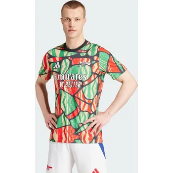 ADIDAS Předzápasový dres Arsenal S ČERNÁ|ČERVENÁ