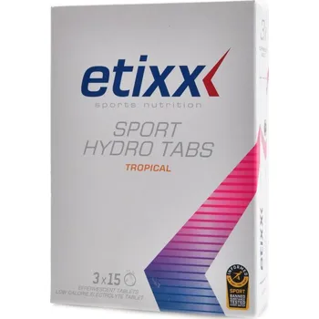 Iontový nápoj Etixx Sport hydro tablety 3 x 15 šumivých tablet - tropical
