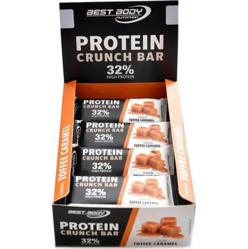 Best Body nutrition Protein crunch bar 12 x 35g - toffee caramel