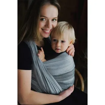 Šátek na nošení dítěte Little Frog šátek - TENCEL™ Silver Path - délka 3,7m (vel. 4)