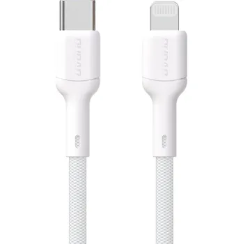 Kabel Dudao L9X 30W USB-C - Lightning 2m - bílý
