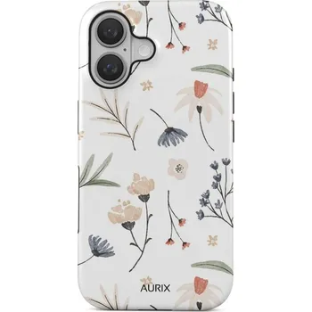 Pouzdro na mobilní telefon Kryt iPhone 16 AURIX MagSafe Floral Fantasy (obal neboli pouzdro na iPhone 16)