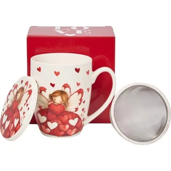 Hrnek s čajovým sítkem ANDĚL