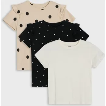 Sinsay - Bavlněná trička 3 pack - vícebarevná - 810AV-MLC - 810AV-MLC-110