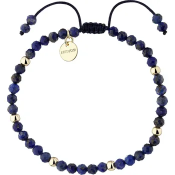 Náramek Pozlacený náramek z mosazi s lapisem lazuli - AR544-9728