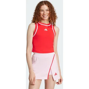 Pánská móda ADIDAS Tílko Essentials Color-Pop Cotton Crop M ČERVENÁ