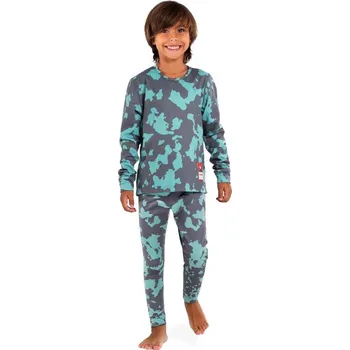 Pánské tričko SIROKO Chlapecký set teplého funkčního prádla Gem 7 LET ZELENÁ