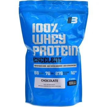 Protein Body nutrition s.r.o. Excelent 100% WPC whey protein 80 1000g - čokoláda