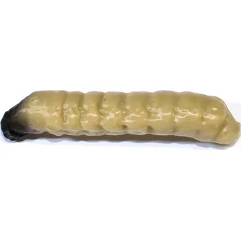 Umělá nástraha Revol Baits nástraha Caddis Larva 40mm příchuť krevetka, barva světle béžová 10ks