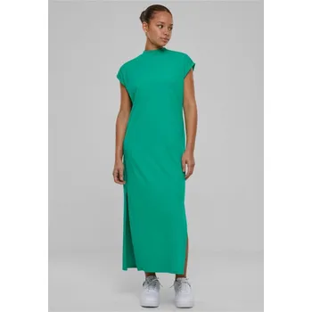 Dámské šaty Ladies Long Extended Shoulder Dress - ferngreen XXL