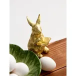 Sinsay - Velikonoční dekorativní figurka zajíce s knihou - zlatá - 418IJ-GLD - 418IJ-GLD-ONE