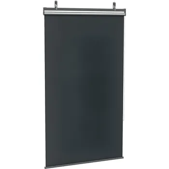 Markýza Outsunny Vertikální markýza Outsunny, 124 x 222 cm, balkónová zástěna s ochranou proti slunci, balkónová roleta s háčky, zástěna pro altán, polyester | Aosom