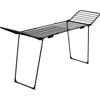 Sušák na prádlo ModernHome BJ-1938 Stojící teleskopický sušák prádla 27 m, skládací, černý