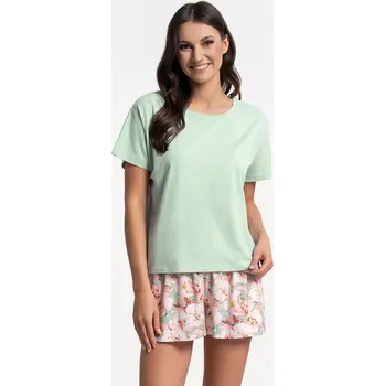 Dámské pyžamo Pyžamo Moraj PDD4100-014 Barva: Zelená, Velikost: M