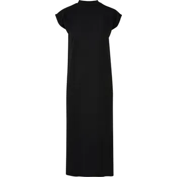 Dámské šaty Ladies Long Extended Shoulder Dress - black S