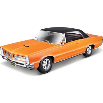 autíčko Maisto Pontiac GTO 1965 1:18 oranžová - výprodej