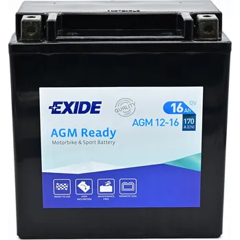 Motobaterie Motobaterie Exide AGM Ready 12V 16Ah – AGM12-16