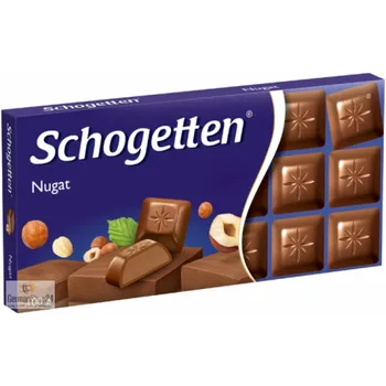 Čokoláda Schogetten Mléčná čokoláda s nugátovou náplní 100g
