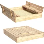 Aga K18199 dřevěné pískoviště 120 x 120…