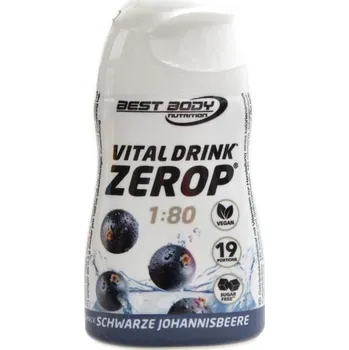 Nápoj pro sportovce Best Body nutrition Vital drink Zerop 48 ml - černý rybíz