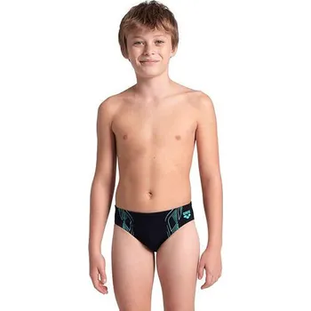 Chlapecké plavky ARENA Chlapecké plavky arena Performance Boys' Reflecting Swim Briefs ZELENÁ|ČERNÁ