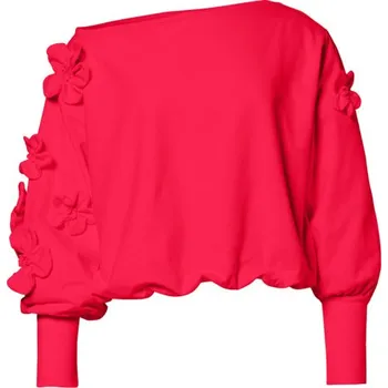 Dámská mikina Dámská mikina Goldbergh FIORENZO - tmavě růžová S