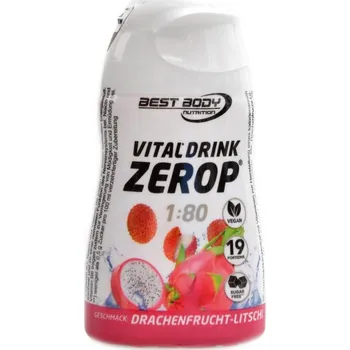 Nápoj pro sportovce Best Body nutrition Vital drink Zerop 48 ml - dračí ovoce s lichi