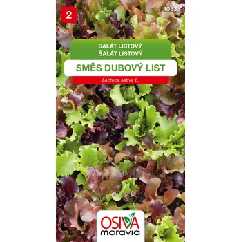 Pěstitelství Osiva Moravia Salát listový směs dubový list 0,5 g