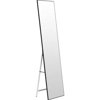 Zrcadlo ModernHome GH-MT08 Stojací zrcadlo 159 × 40 cm, hliník, černý rám