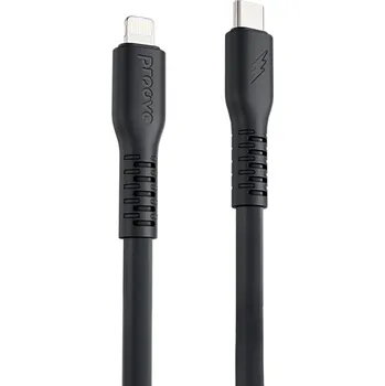 Kabel Proove Eternal USB-C - Lightning 2m 3A černý