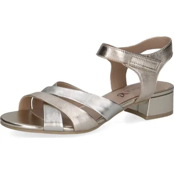 Dámské sandále Dámské kožené sandály Caprice 9-28201-46-991 zlatá Barva: gold, Velikost: 40,5