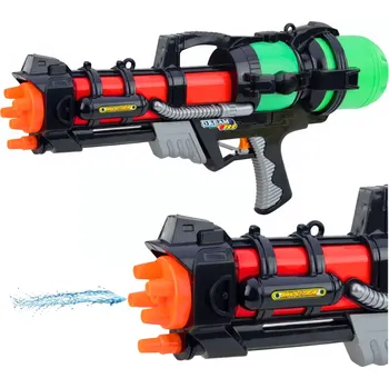 Hračka Velká vodní pistole 60 cm se zásobníkem 1,25 l a dosahem 6 m