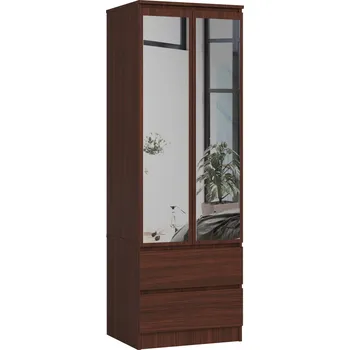 Šatní skříň Šatní skříň Star se zrcadlem 60 cm wenge