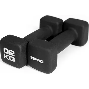 ZIPRO Neoprenové činky Zipro 2*2kg ČERNÁ