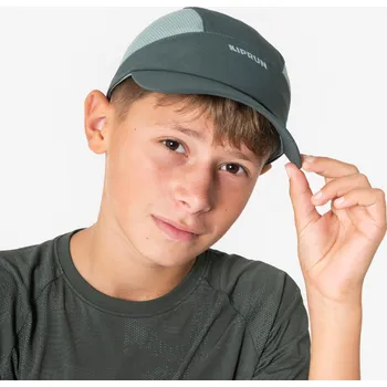 Kšiltovka KIPRUN Dětská běžecká kšiltovka prodyšná Kiprun Run 500 ZELENÁ