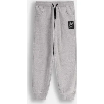 Dětské bavlněné tepláky Coccodrillo ZC5120102VBA šedá 09X, vel. 110