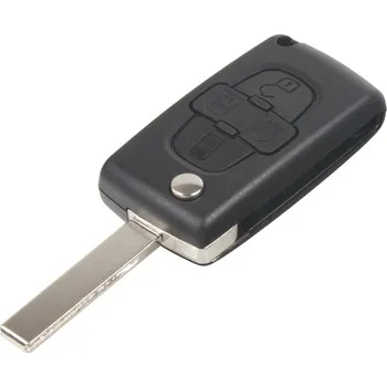 Auto elektroinstalace Náhradní klíč pro Peugeot 433Mhz, 4-tlačítkový, 48PG010